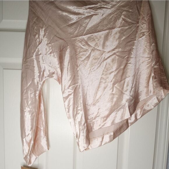 NWT Rachel Rachel Roy S OneShoulder Tencel Blend October Blossom Women's Top $89 - Picture 3 of 11